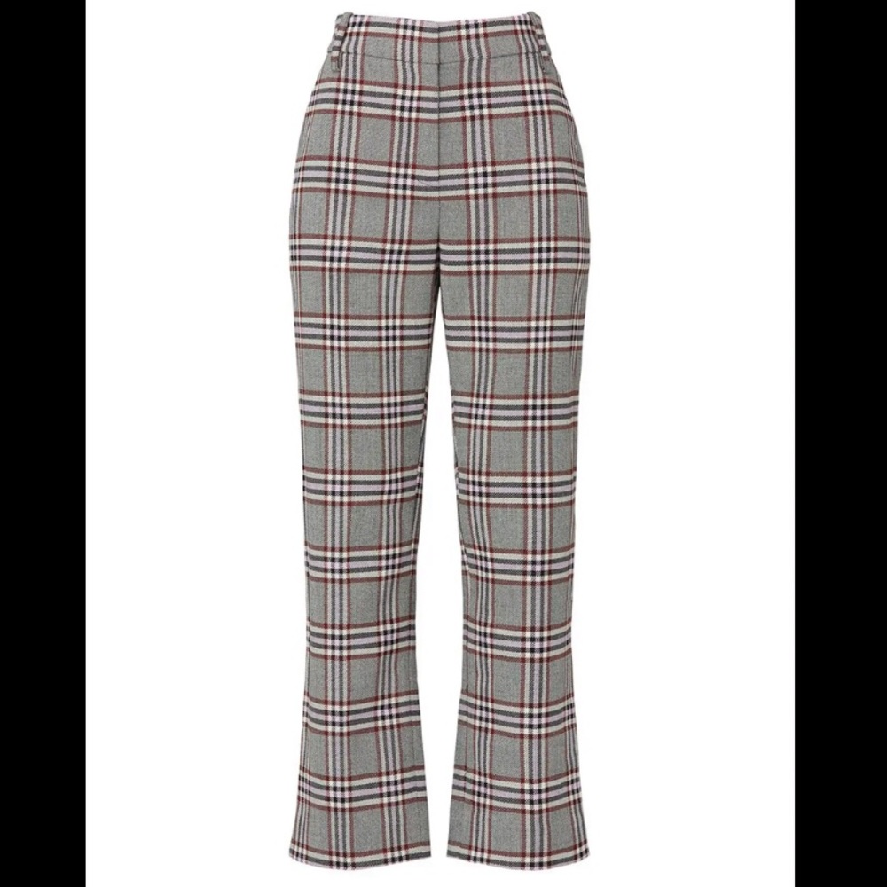 Derek lam 10 Crosby plaid slacks pants